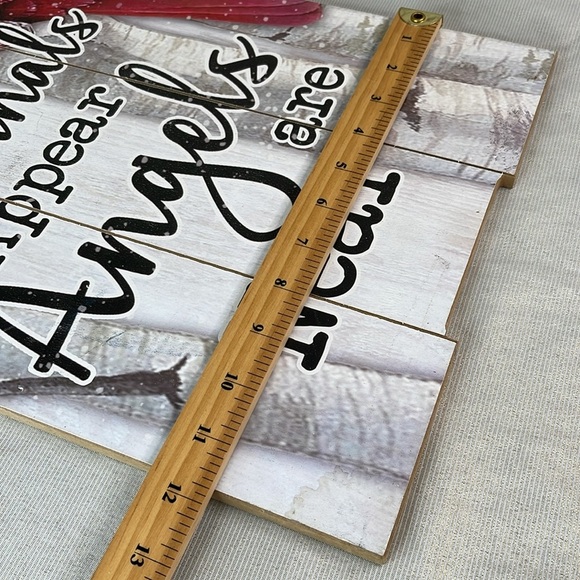 Cardinal Wall Art Sign Decor When Cardinals Appear Angels Are Near Shiplap Red - Picture 8 of 8